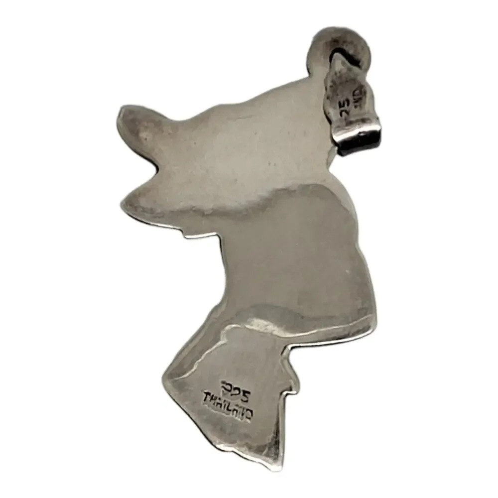 Unique High Polished 925 Precious Sterling Silver Knights Helmet Charm Pendant - Picture 2 of 7